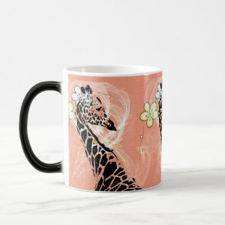 Oranje Bloeiende Giraffe II ~ Morphing Mok