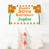 Oranje Bloem 30e verjaardag Spandoek (Insitu)