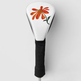 Oranje bloem door Lydia's Art Sangria Golfheadcover