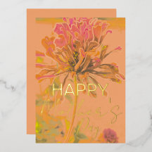 Oranje Bloem Impressionistische Moederdag