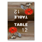 Oranje bloem in Mason Jar om te vouwen Kaart (Voorkant)