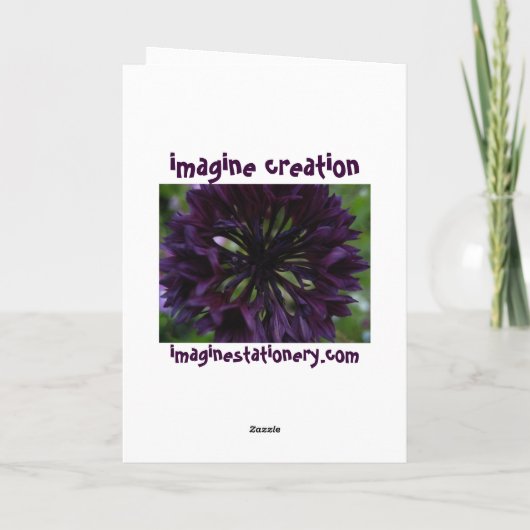 oranje bloem kaart (Achterkant)