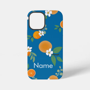 oranje bloem mobiele telefoon hoesje iPhone 12 mini hoesje