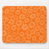 Oranje Bloem Muismat (Voorkant)