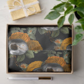 Oranje Bloem Schedel Serie Ontwerp 10 Tissuepapier (Geschenk)