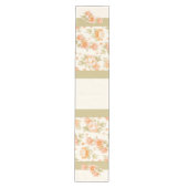 Oranje bloem tafel runner voor de bruiloft medium tafelloper (Voorkant)