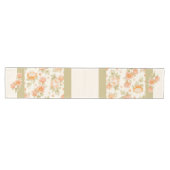 Oranje bloem tafel runner voor de bruiloft medium tafelloper (Horizontaal)