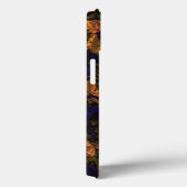 Oranje bloem tegen blad camouflagepatroon Case-Mate iPhone case (Achterkant / Rechts)