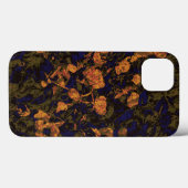 Oranje bloem tegen blad camouflagepatroon Case-Mate iPhone case (Achterkant (horizontaal))