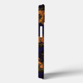 Oranje bloem tegen blad camouflagepatroon Case-Mate iPhone case (Achterkant / Rechts)