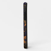Oranje bloem tegen bladcamouflagepatroon Case-Mate iPhone case (Achterkant/links)