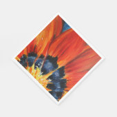 Oranje bloemblaadjes schilderend papieren servet (Hoek)