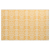 Oranje Bloemdamast Stof (Fat Quarter)