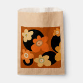 oranje bloemen bedankzakje (Voorkant)