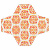 Oranje bloemen, bloemmotief, bloemmotief voetbal (Enkel)