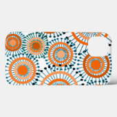 Oranje bloemen Case-Mate iPhone case (Achterkant (horizontaal))