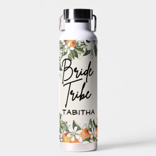 Oranje & Bloemen Elegante Bloemen Waterfles