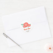 Oranje bloemen, geverfd Matig voor Stickers (Envelop)