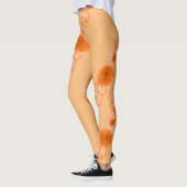 Oranje bloemen leggings (Links)