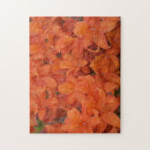 Oranje bloemen legpuzzel (Verticaal)
