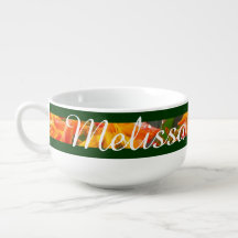 Oranje bloemen met de naam Soup Bowl
