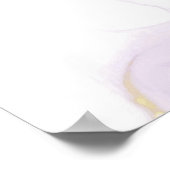 Oranje Bloemen Pensioen Party Welkomstbord Poster (Hoek)