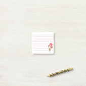 Oranje bloemen Post het Nota's Post-it® Notes (Op bureau)