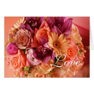 Oranje Bloemen Postzegel
