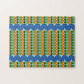 Oranje bloemen - Puzzle Legpuzzel (Horizontaal)