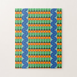 Oranje bloemen - Puzzle Legpuzzel