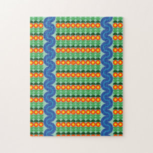 Oranje bloemen - Puzzle Legpuzzel