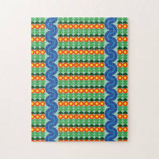 Oranje bloemen - Puzzle Legpuzzel