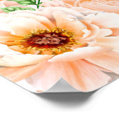 Oranje Bloemen Retirement Party Welkomstbord Poster (Hoek)