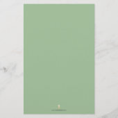 Oranje Bloemen Thema Vrijgezellenfeest Bingo Flyer (Achterkant)