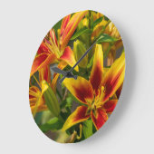 Oranje bloemenfotografie, Canadian Day Lily Grote Klok (Hoek)