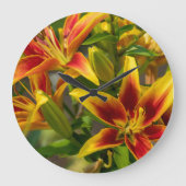 Oranje bloemenfotografie, Canadian Day Lily Grote Klok (Voorkant)