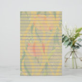Oranje bloemkool briefpapier (Staand voorkant)