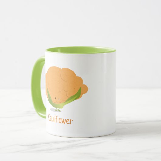 Oranje bloemkool | Mok (Voorkant links)