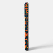 Oranje Bloemmotief Stromend Case-Mate iPhone Case (Achterkant / Links)