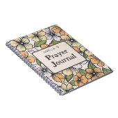 Oranje Bloemnaam Gebed Journaal Notitieboek (Rechterzijde)