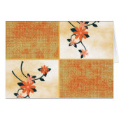 Oranje bloesem (Voorkant Horizontaal)