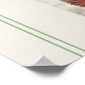 Oranje bloesem boog bruiloft foto welkom poster (Hoek)