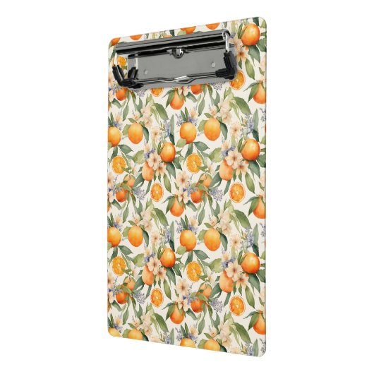 Oranje bloesem klembord (Angled2)