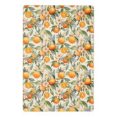 Oranje bloesem klembord (Achterkant)