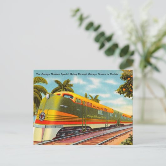 Oranje bloesem speciale Oranje groeven in Floride Briefkaart (Staand voorkant)