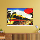 Oranje bloesem speciale trein 1939 Canvas Afdruk (Insitu (Woonkamer))