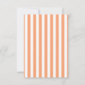 Oranje bloesem thema douche uitnodigen kaart (Achterkant)