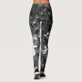 Oranje bloesems Leggings (Achterkant)