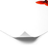 Oranje bloesems perfect poster (Hoek)