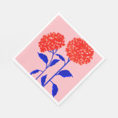 Oranje Bloesems Servet (Hoek)